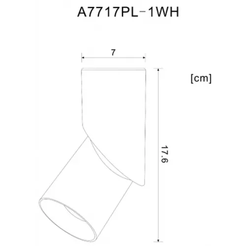 Спот Arte Lamp MEISU A7717PL-1WH