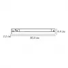 Магнитный трековый светильник Arte Lamp LINEA A4672PL-1WH