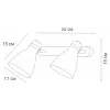Спот Arte Lamp FAFNIR A5047PL-2WH
