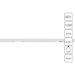 Магнитный трековый светильник Arte Lamp OPTIMA A7263PL-1WH