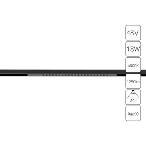 Магнитный трековый светильник Arte Lamp OPTIMA A7267PL-1BK
