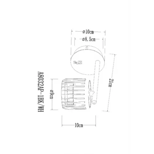 Спот Arte Lamp ATRIA A8032AP-1WH