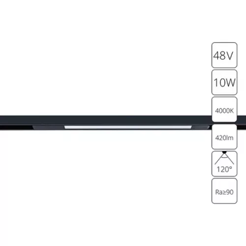 Магнитный трековый светильник Arte Lamp OPTIMA A7263PL-1BK