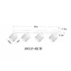 Спот Arte Lamp ATRIA A8031PL-4BK
