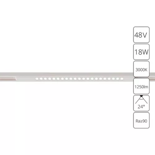 Магнитный трековый светильник Arte Lamp OPTIMA A7287PL-1WH