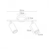 Спот Arte Lamp IMAI A2365PL-2BK
