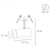 Спот Arte Lamp NAHN A3221PL-1BK