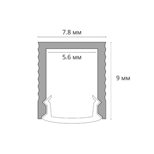 Профиль для ленты Arte Lamp SURFACE A070905S