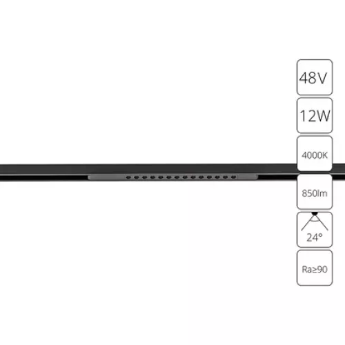 Магнитный трековый светильник Arte Lamp OPTIMA A7266PL-1BK