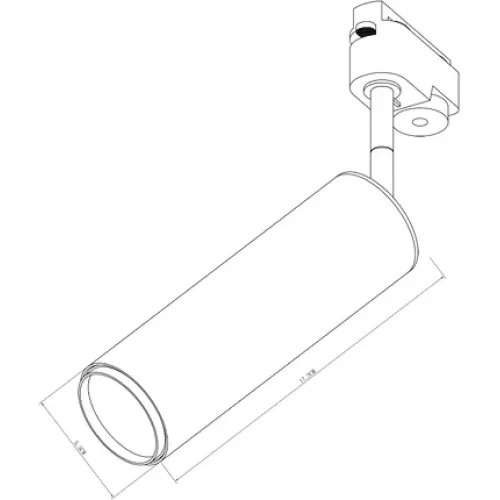 Трековый светильник Arte Lamp PERISCOPIO A1412PL-1BK