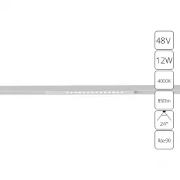 Магнитный трековый светильник Arte Lamp OPTIMA A7266PL-1WH