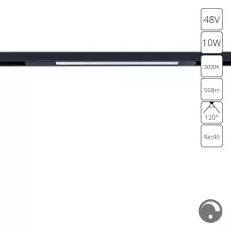 Магнитный трековый светильник Arte Lamp OPTIMA 0.1-10V A7493PL-1BK