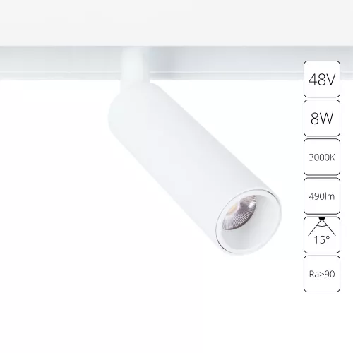 Магнитный трековый светильник Arte Lamp LINEA A4640PL-1WH
