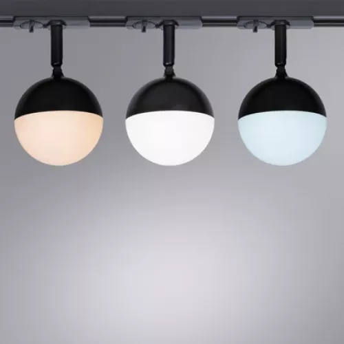 Трековый светильник Arte Lamp VIRGO A4565PL-1BK