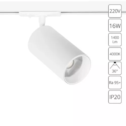 Трековый светильник Arte Lamp AERO A1347PL-1WH
