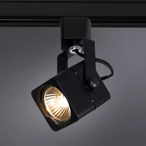Трековый светильник Arte Lamp LENTE A1314PL-1BK