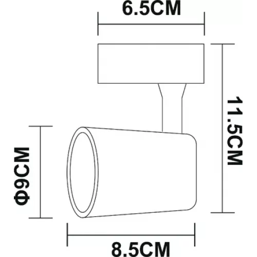 Трековый светильник Arte Lamp AMICO A1810PL-1WH