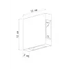 Фасадный светильник Arte Lamp ALGOL A1445AL-4BK