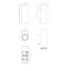 Фасадный светильник Arte Lamp TORCULAR A1807AL-2BK