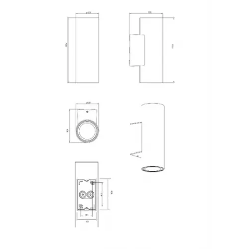 Фасадный светильник Arte Lamp TORCULAR A1807AL-2BK