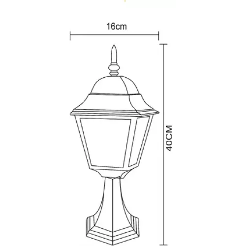 Ландшафтный светильник Arte Lamp BREMEN A1014FN-1WH