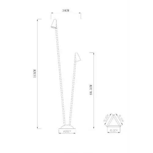 Ландшафтный светильник Arte Lamp MUPHRID A4109PA-2BK