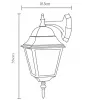 Уличный настенный светильник Arte Lamp BREMEN A1012AL-1WH