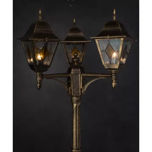 Парковый светильник Arte Lamp BERLIN A1017PA-3BN