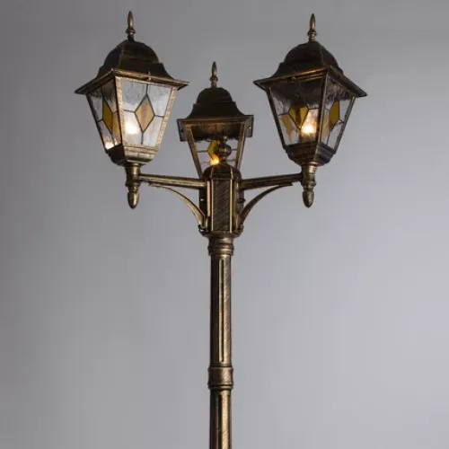 Парковый светильник Arte Lamp BERLIN A1017PA-3BN