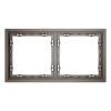Рамка пластиковая VOLTUM S70 на 2 пост, (капучино)