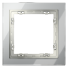 Рамка стеклянная VOLTUM S70 на 1 пост, (сталь, стекло)