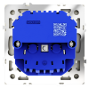 Розетка встраиваемая VOLTUM S70 с заземлением и защитными шторками, 16А, с USB, A+С, (шелк)