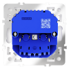 Розетка встраиваемая VOLTUM S70 с заземлением и защитными шторками, 16А, с USB, A+С, (белый матовый)