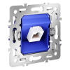 Механизм розетки компьютерной RJ45 кат.6, S70