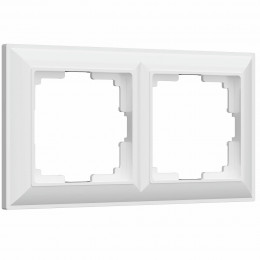 W0022201/ Рамка на 2 поста Fiore (белый)