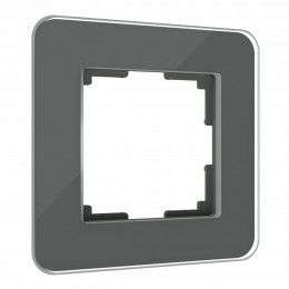 W0012440/ Рамка на 1 пост Elite (графит, стекло)
