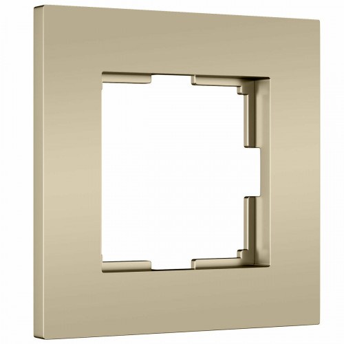 W0012911/ Рамка на 1 пост Slab (шампань софт)