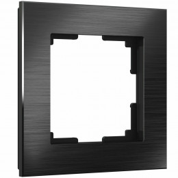 W0011708/ Рамка на 1 пост Aluminium (черный алюминий)