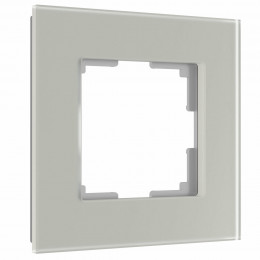 W0013117/ Рамка на 1 пост Senso (дымчатый, стекло soft-touch)