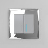 W0011220/ Рамка на 1 пост Diamant (зеркальный)