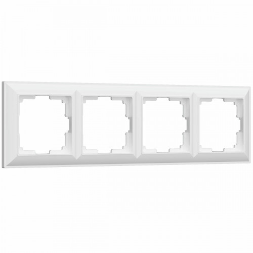 W0042201/ Рамка на 4 поста Fiore (белый)