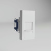 W1281101/ Модульная розетка Ethernet RJ-45 6 cat. 22,5*45 (белый)