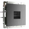 W1181004/ Розетка Ethernet RJ-45 (графит рифленый)